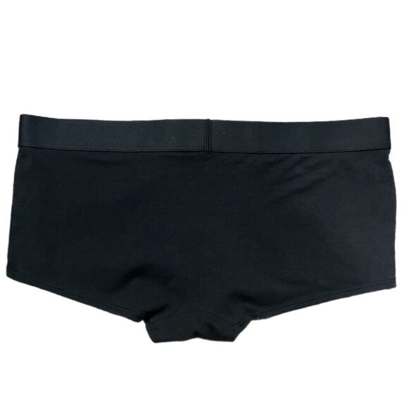 Victorias Secret Bling Rhinestone Logo on waist Shortie Mini Short Panty black - Picture 6 of 6